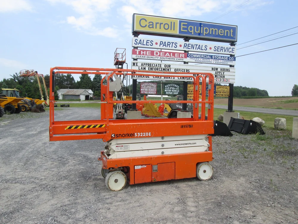 0019 - Snorkel S3220E Scissor Lift — Carroll Equipment